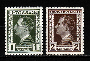 Болгария _, 1928, Царь Борис III, 2 марки